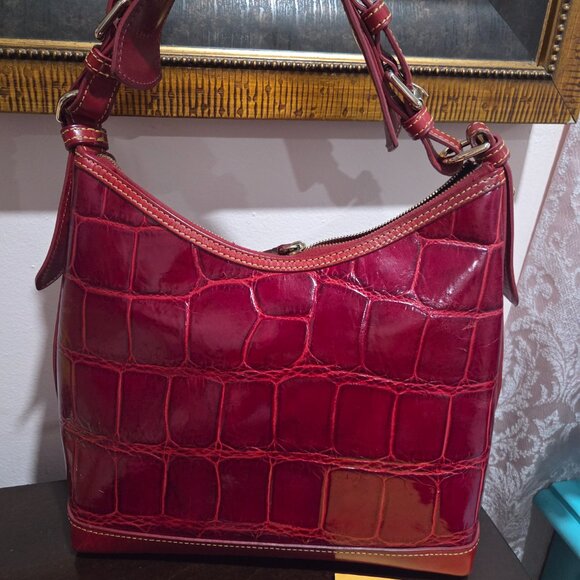 Dooney & Bourke leather zipper shoulder bag - Picture 7 of 16